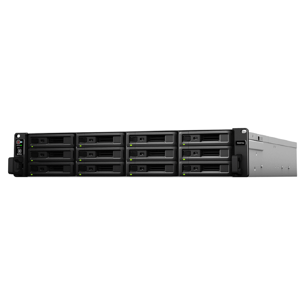 [RS-3618XS] RackStation RS3618xs | Almacenamiento Empresarial | CPU Intel Xeon D-1521 | 12 Bahías | Escalable a 36 Bahías | 8GB DDR4 ECC | 10GbE | Compatibilidad con Virtualización .