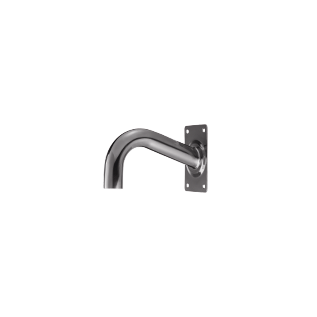 Montaje Curvo de Acero Inoxidable para pared compatible con Domos y PTZ Hanwha Serie X