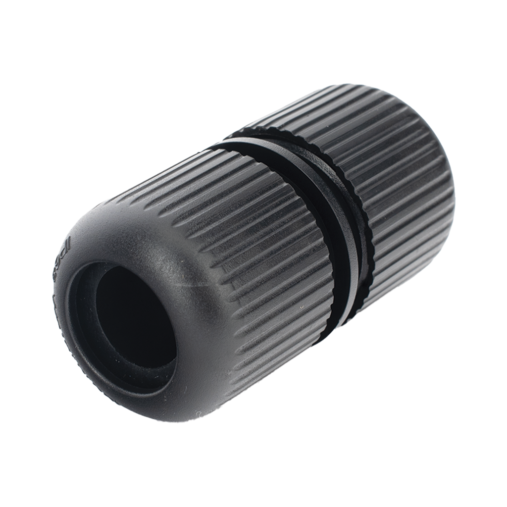 [DSPLUGEXT] Protector para Exterior IP68 / Adaptador para el Conector Tipo Plug (12 Vcc) en Cámaras epcom / Color Negro / HIKVISION / HiLook