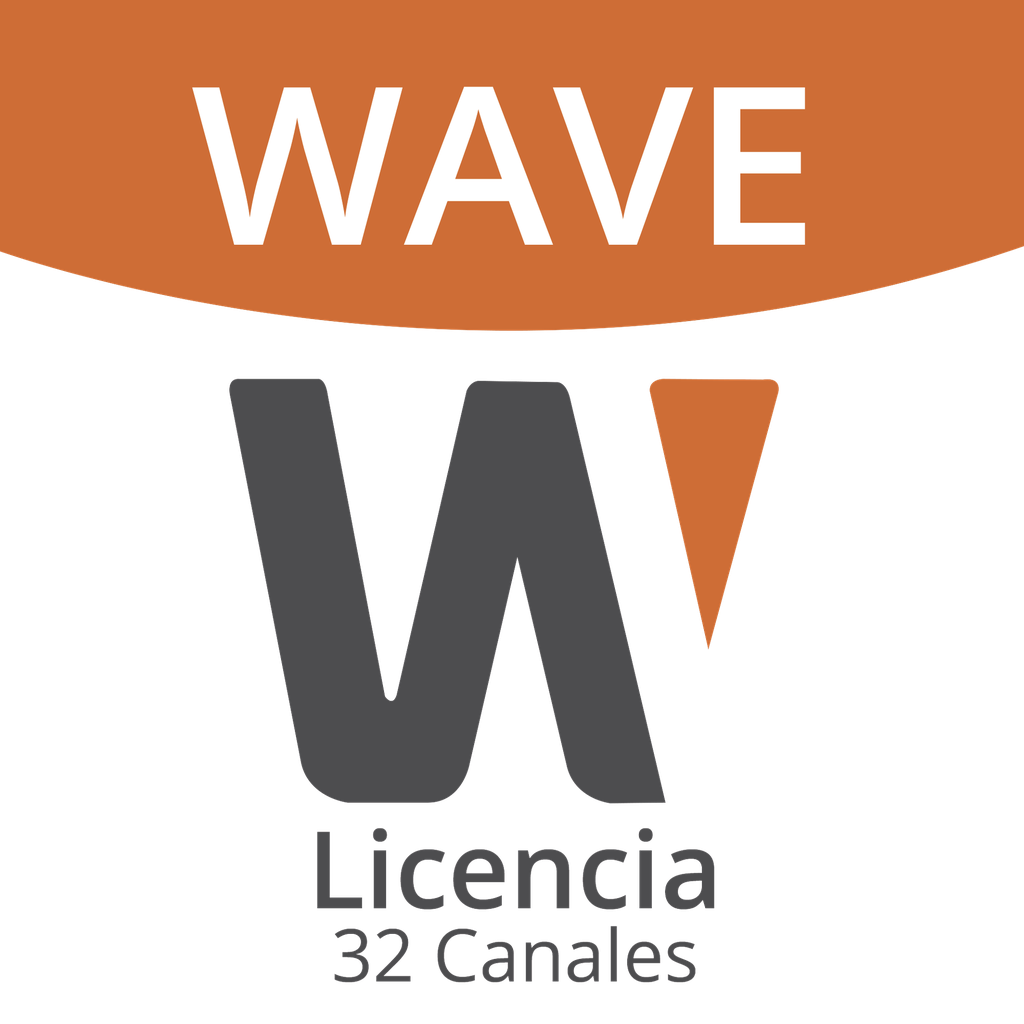 [WAVE-EMB-32] Licencia Wisenet Wave Para 32 Canales  de Grabador Hanwha