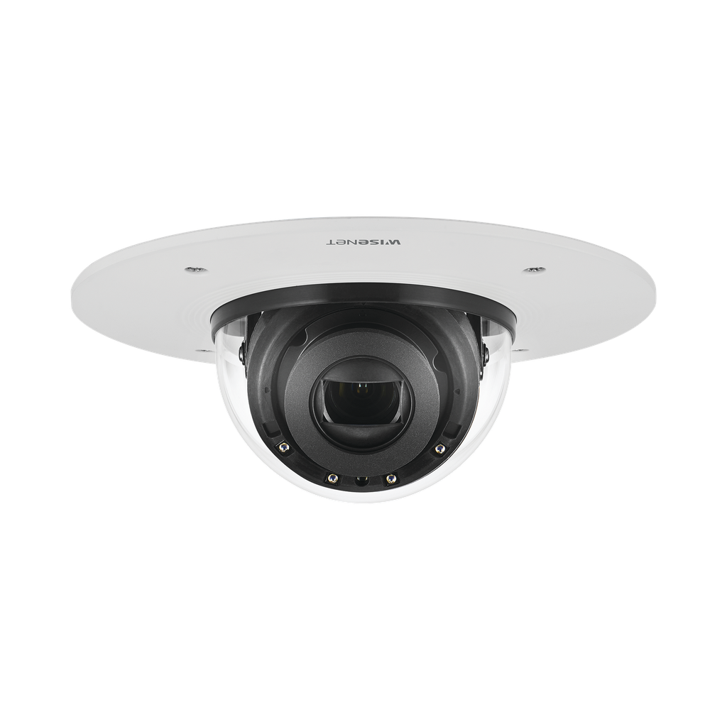 [XND-6081RF] Cámara IP Domo Interior 2MP /Fácil de Instalar en Plafón/ Lente Motorizado 2.8-12mm / IR 50M / WDR 150db / H.265 & WiseStream II
