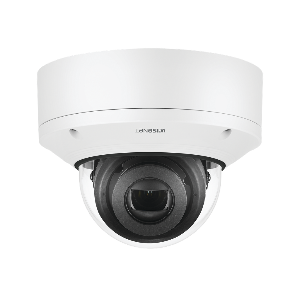 [XND-6081V] Cámara IP Domo Interior Antivandálica 2MP / Lente Motorizado 2.8-12mm / WDR 150db / H.265 & WiseStream II