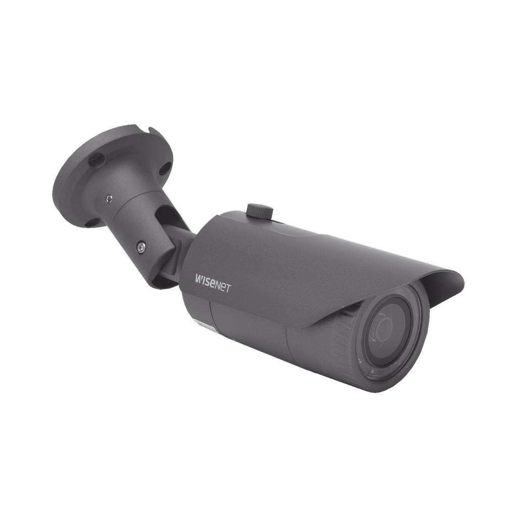QNO-6022R Cámara IP Tipo Bala Antivandálica 2 Megapíxel / Lente 4 mm / IR 25M / WDR 120db / Exterior IP66 / H.265 & WiseStream