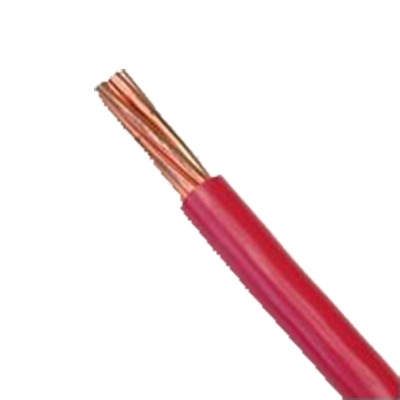 [SLY-304-RED/100] Cable Eléctrico 10 awg  color rojo,Conductor de cobre suave cableado. Aislamiento de PVC, auto extinguible. BOBINA 100 MTS