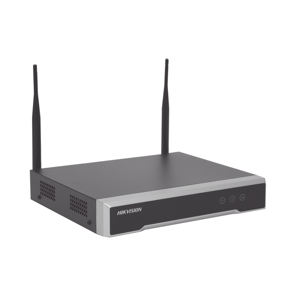 [DS-7108NI-K1/W/M(C)] NVR 4 Megapixel / 8 canales IP / 1 Bahía de Disco Duro / 2 Antenas Wi-Fi / Salida de Vídeo Full HD