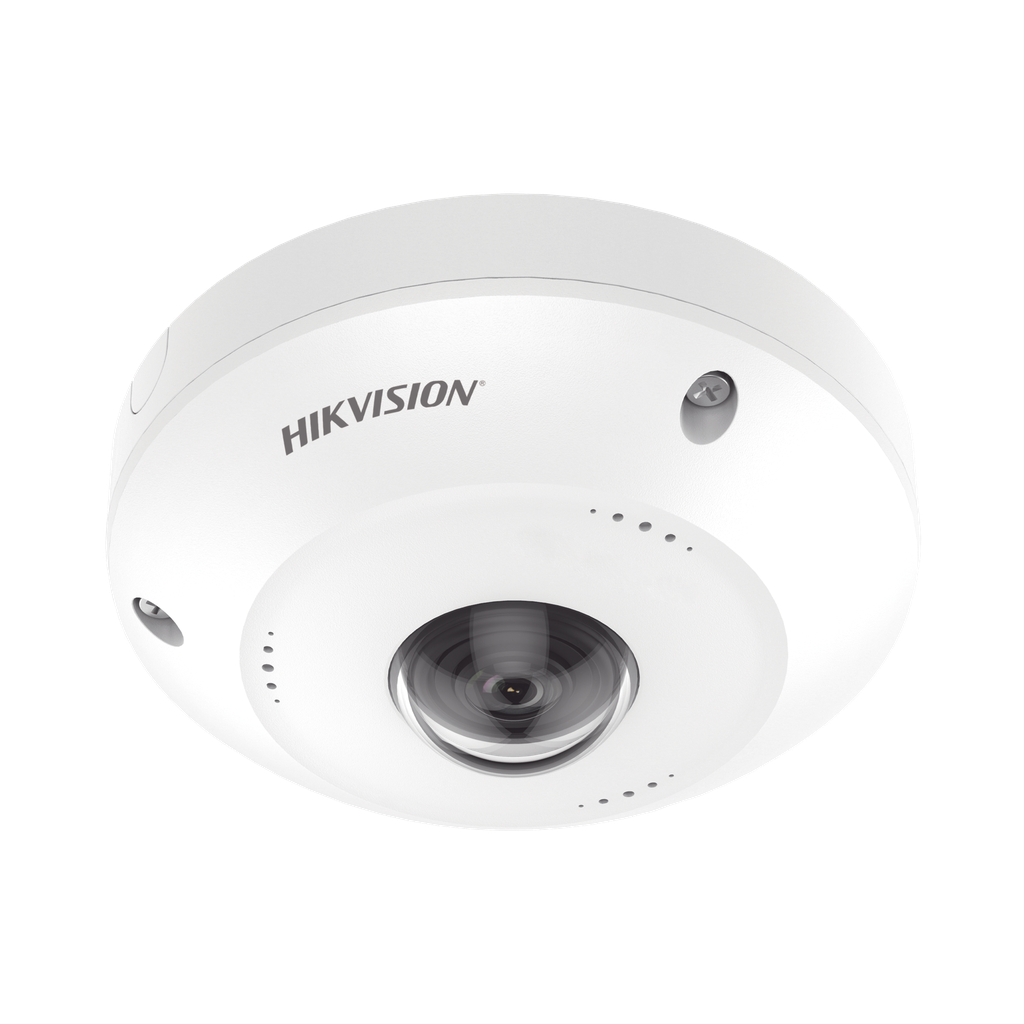 [DS-2CD2945FWD] Fisheye IP 4 Megapixel / Panorámica 180° - 360° / Exterior IP67 / IK10 / PoE / Múltiples Vistas por iVMS-4200