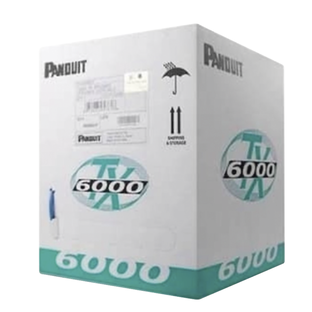 Bobina de Cable UTP 305 m. de Cobre, TX6000? PanNet, Reelex, Rojo, Categoría 6 Mejorado (23 AWG), PVC (CM), de 4 pares
