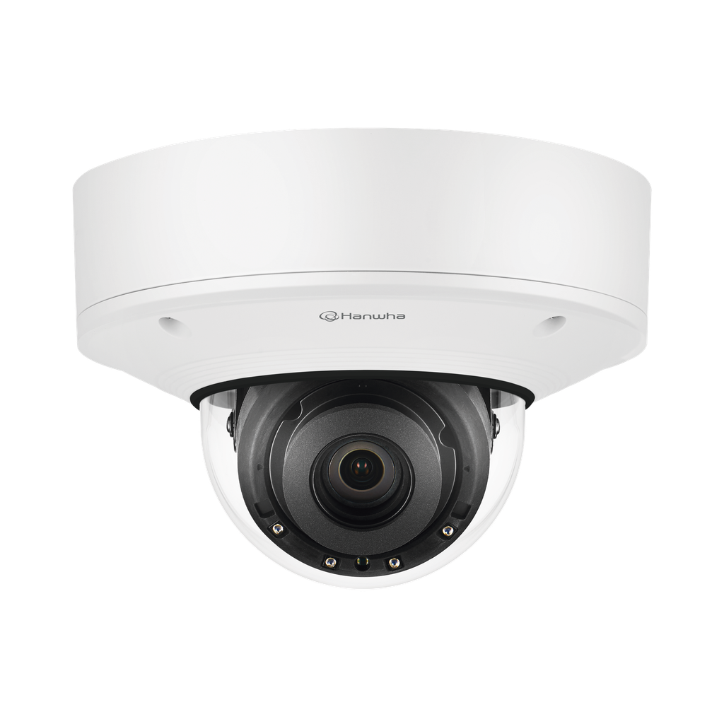 [XNV-8081RE] Cámara IP Domo Exterior Antivandálica 5MP / Extensor POE / Lente Motorizado 3.9-9.4mm / IR 50M / WDR 120db / H.265 & WiseStream
