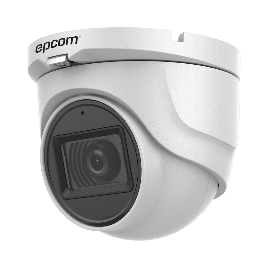 [E50-TURBO-G2/A] AUDIO POR COAXITRON / Turret TURBOHD 5 Megapixel / Angulo de vision 85.5° / Lente 2.8 mm / 30 mts IR EXIR / Exterior IP67 / 4 Tecnologías / dWDR