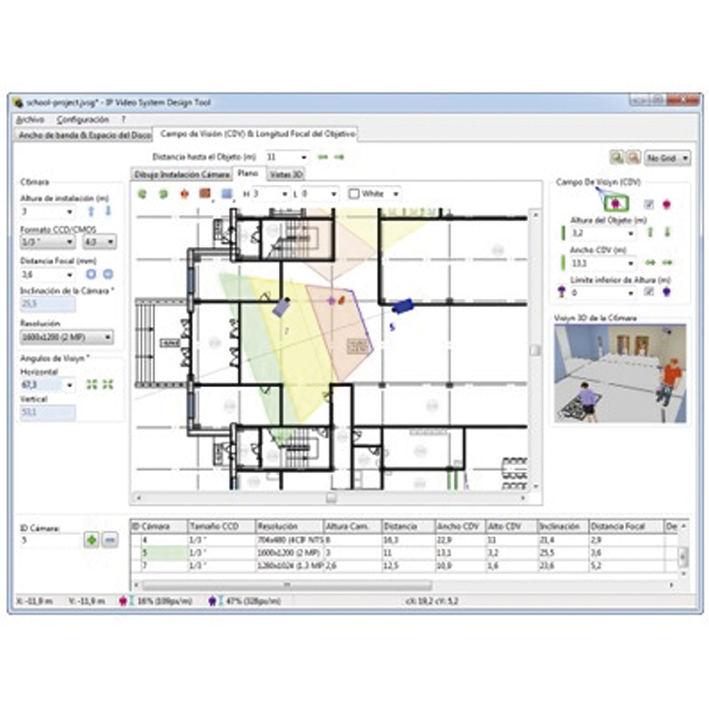 IPVSDTEXPERT IP Video System Design EXPERT Tool / Software de Diseño para el Sistema de Vídeo IP / Hasta 256 Cámaras por Proyecto