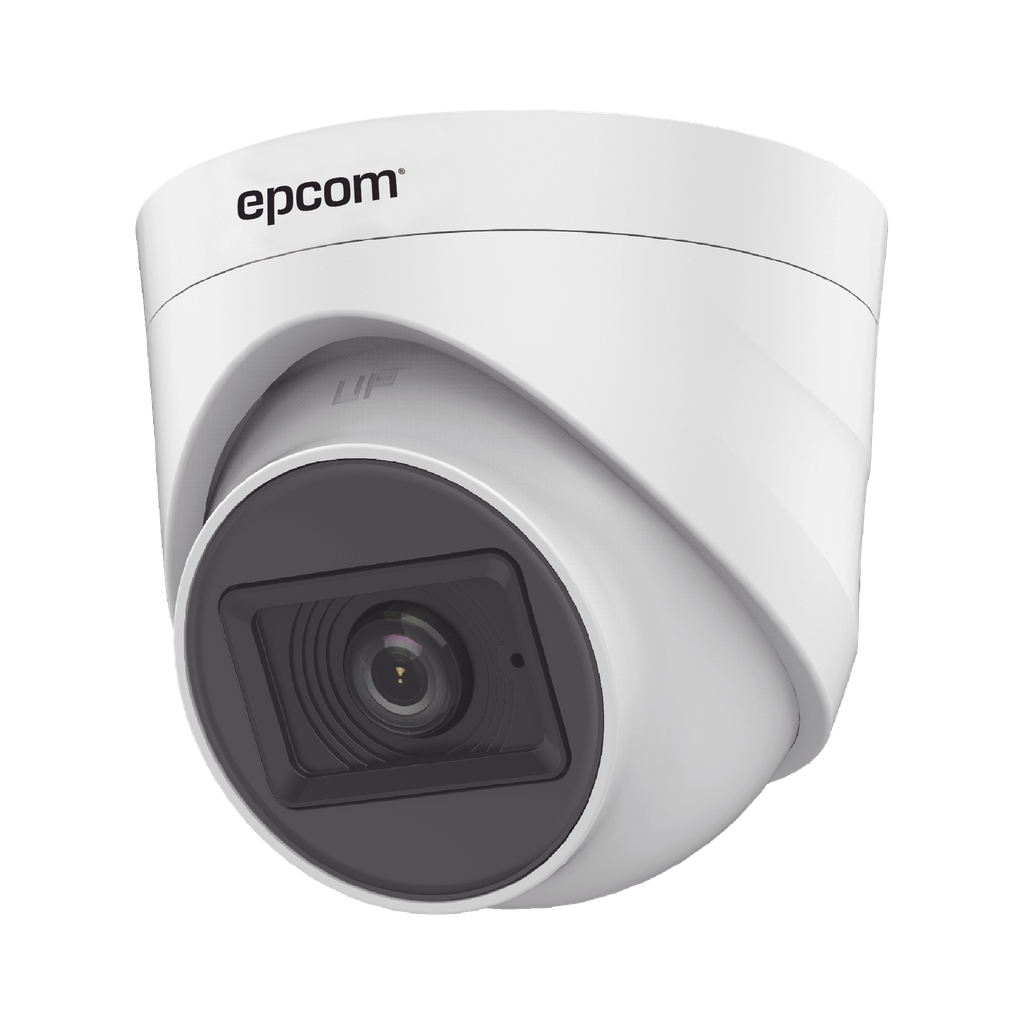 E8-TURBO-G2P/A AUDIO POR COAXITRON / Domo TURBOHD 2 Megapixel (1080p) / Gran Angular 106° / Lente 2.8 mm / 20 mts IR EXIR / Interior / 4 Tecnologías / dWDR