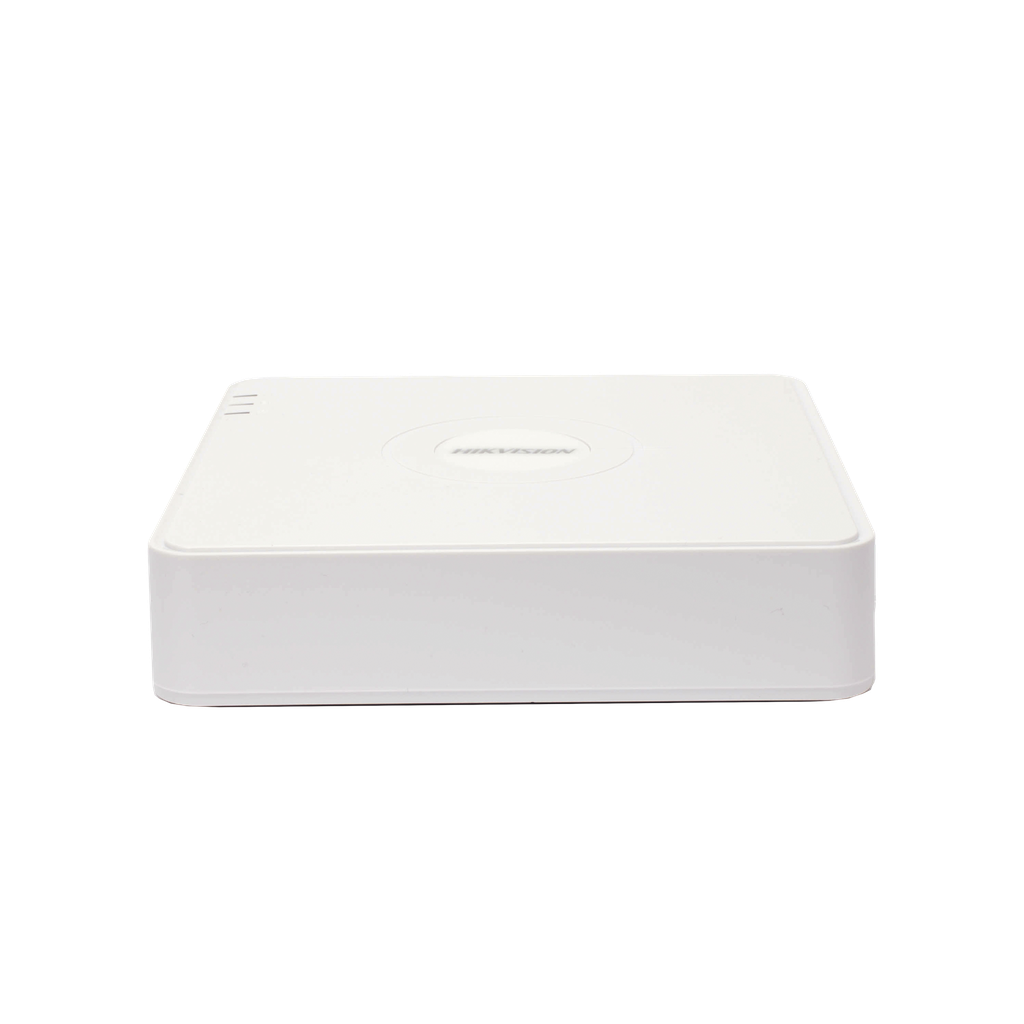 [DS-7104HGHI-K1(S)] DVR 4 Canales TurboHD + 1 Canal IP / 2 Megapixel (1080p) Lite / Acusense Lite (Evita Falsas Alarmas) / Audio por Coaxitron / 1 Bahia de Disco Duro / H.265+ / Salida de Vídeo Full HD