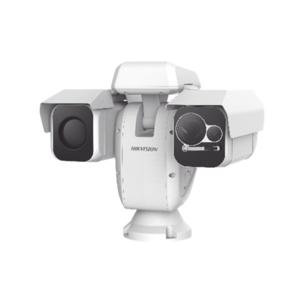 [DS-2TD6237-50H4L/W] Punta de Poste IP Dual / Térmica 50 mm (384 X 288) + Óptico 40X (4 Megapixel) / 800 mts IR / IP66 / Detección de Temperatura / microSD