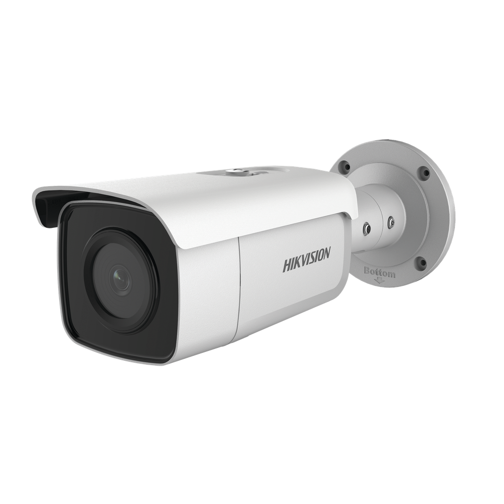 DS-2CD2T86G2-ISU/SL(C) Bala IP 8 Megapixel / Filtro de Falsas Alarmas / Lente 2.8 mm / 60 mts IR EXIR / Exterior IP67 / Sirena y Luz Integrado / Micrófono Integrado / Entrada y Salida de Audio y Alarmas / MicroSD / ACUSEARCH