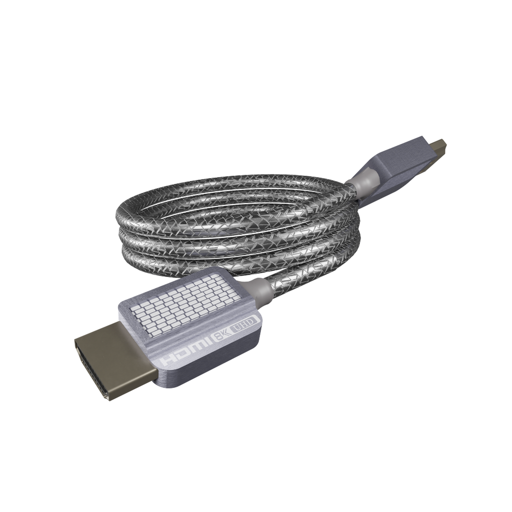 [HDMI2.1-1M] Cable HDMI de Alta Resolución en 8K  / Versión 2.1 / 1 Metro de Longitud / Recomendado para Audio eARC / Dolby Atmos