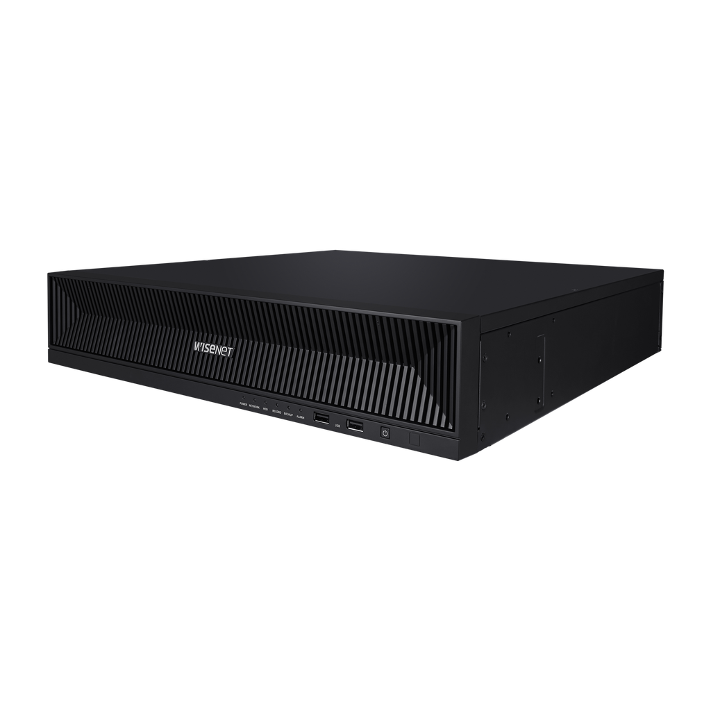 [XRN-1620SB1] NVR de 16 canales / 32MP / Hasta 4 Discos Duros / Switch PoE+ 16 puertos / Wisenet P2P / H.265 & WiseStream