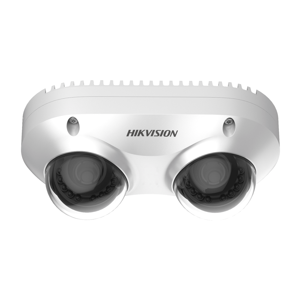 [DS-2CD6D52G0-IHS] PanoVu Series / Lente Dual de 5 Megapixel / 2 Lentes Fijos de 2.8 mm / Recomendado para Pasillos o Esquinas / IP67 / IK10 / PoE / WDR 120 dB / 10 mts IR / Entrada y Salida de Audio y Alarma / MicroSD