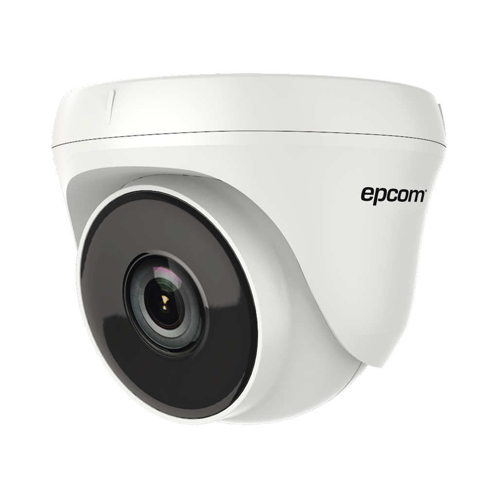 E50-TURBOG3-P Turret TURBOHD 5 Megapíxel / 85° de Visión / Lente 2.8 mm / Interior / IR EXIR 20 mts / TVI-AHD-CVI-CVBS / Policarbonato