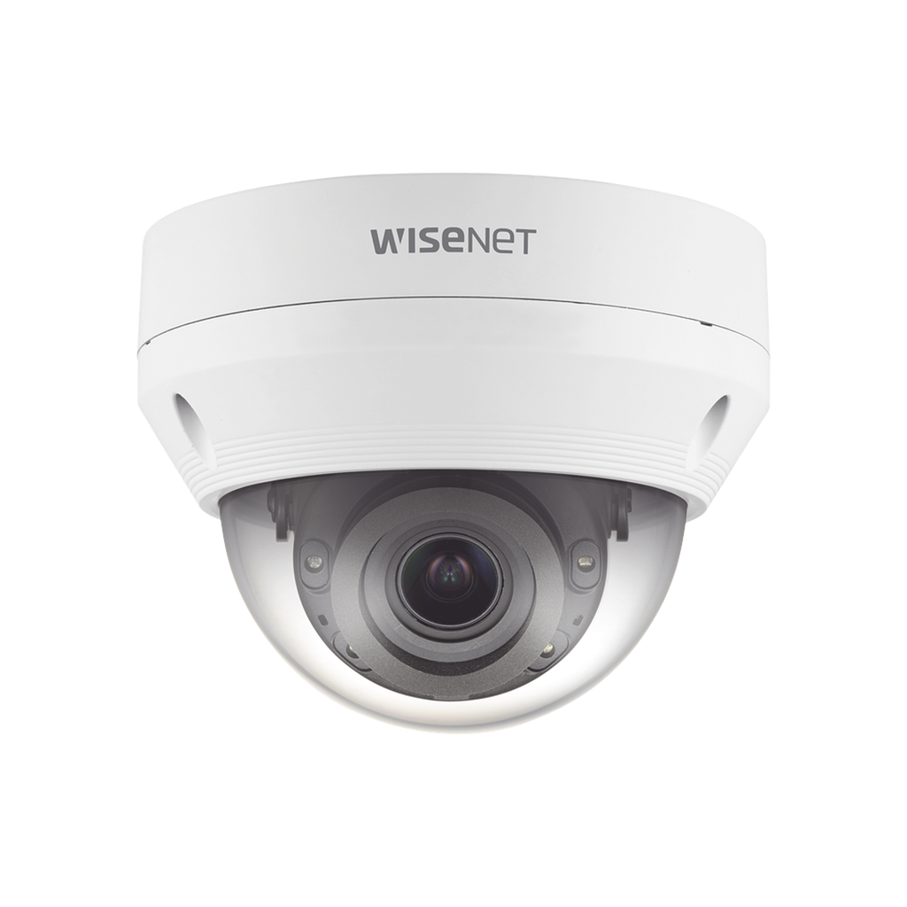 QNV-6082R1 Cámara IP Tipo Domo Antivandálico 2 Megapíxel / Lente Motorizado 3.2-10mm / IR 30M / WDR 120db / Exterior IP66 / H.265 & WiseStream