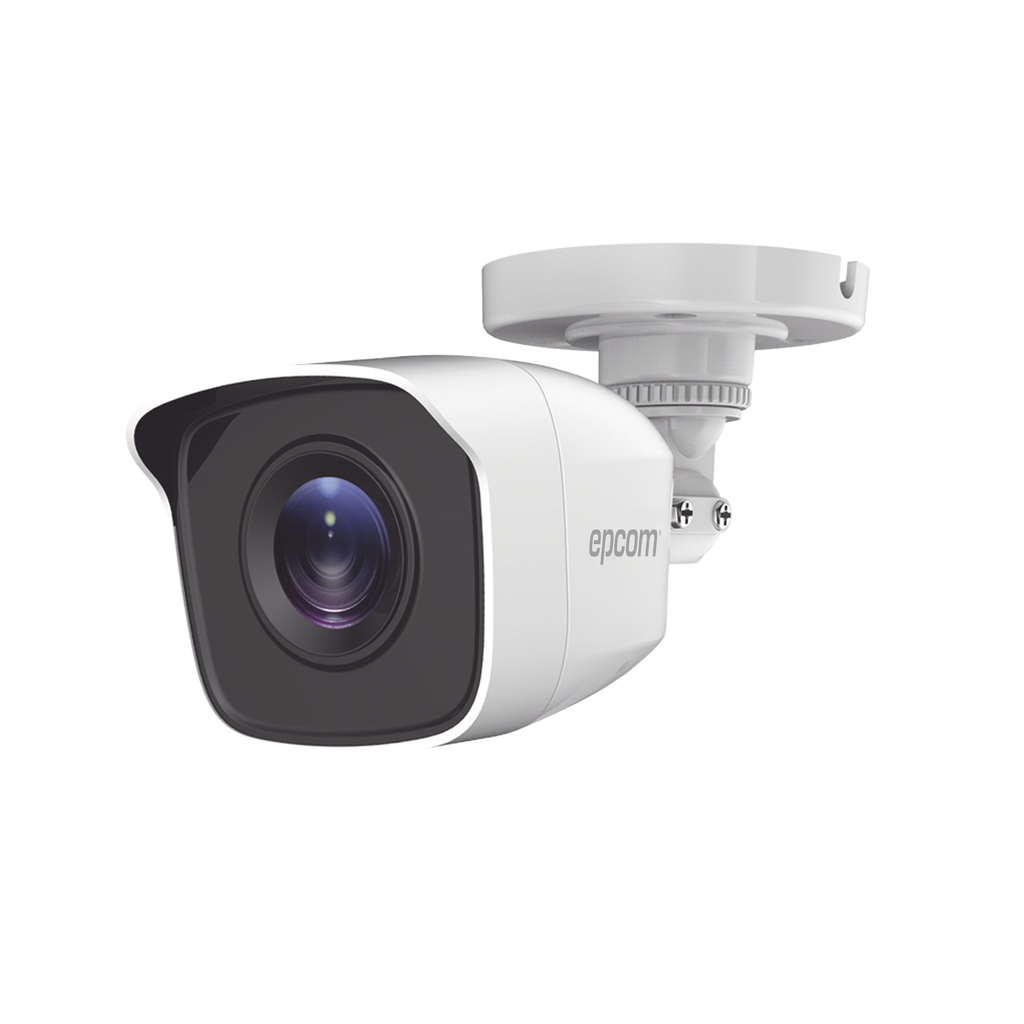 [B8-TURBO-G2P] Bala TURBOHD 2 Megapíxeles (1080p) / Gran Angular 103° / Lente 2.8 mm / IR EXIR Inteligente 20 mts / Exterior IP66 / dWDR / TVI-AHD-CVI-CVBS / Policarbonato