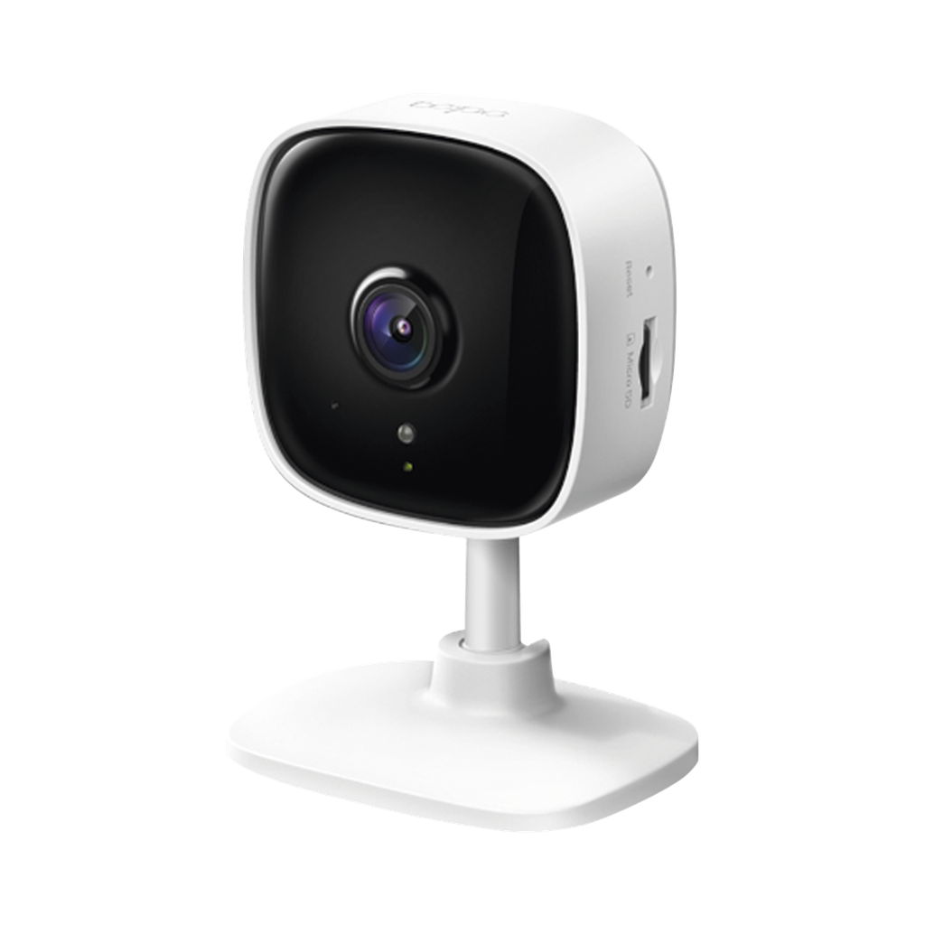 [TAPO-C110] Cámara IP Wi-Fi para hogar, 3 megapixel, audio doble vía, visión nocturna, notificación Push, acepta memoria Micro SD de para grabación.