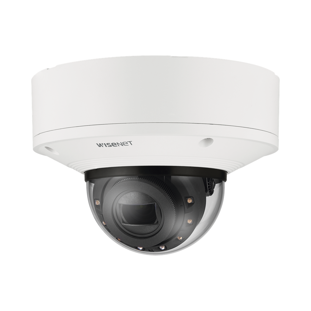XNV-8083R Cámara Domo 6MP con IA, Antivandalica / Lente Motorizado de 2.8 a 9.3mm / WDR 120dB / Ranura MicroSD / IP66 IP67 IK10 NEMA4X IP6K9K