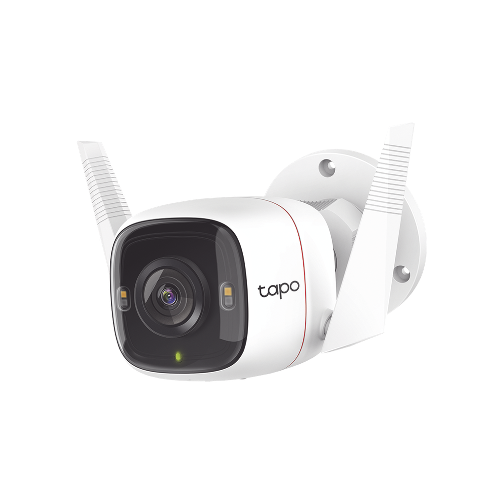 [TAPO-C320WS] Cámara IP 4 Megapixel (2K) / Lente 3.18 mm / Wi-Fi / 30 mts IR / Exterior IP66 / Audio Bidireccional / Micro SD  hasta 256 GB / Compatible con Google y Alexa