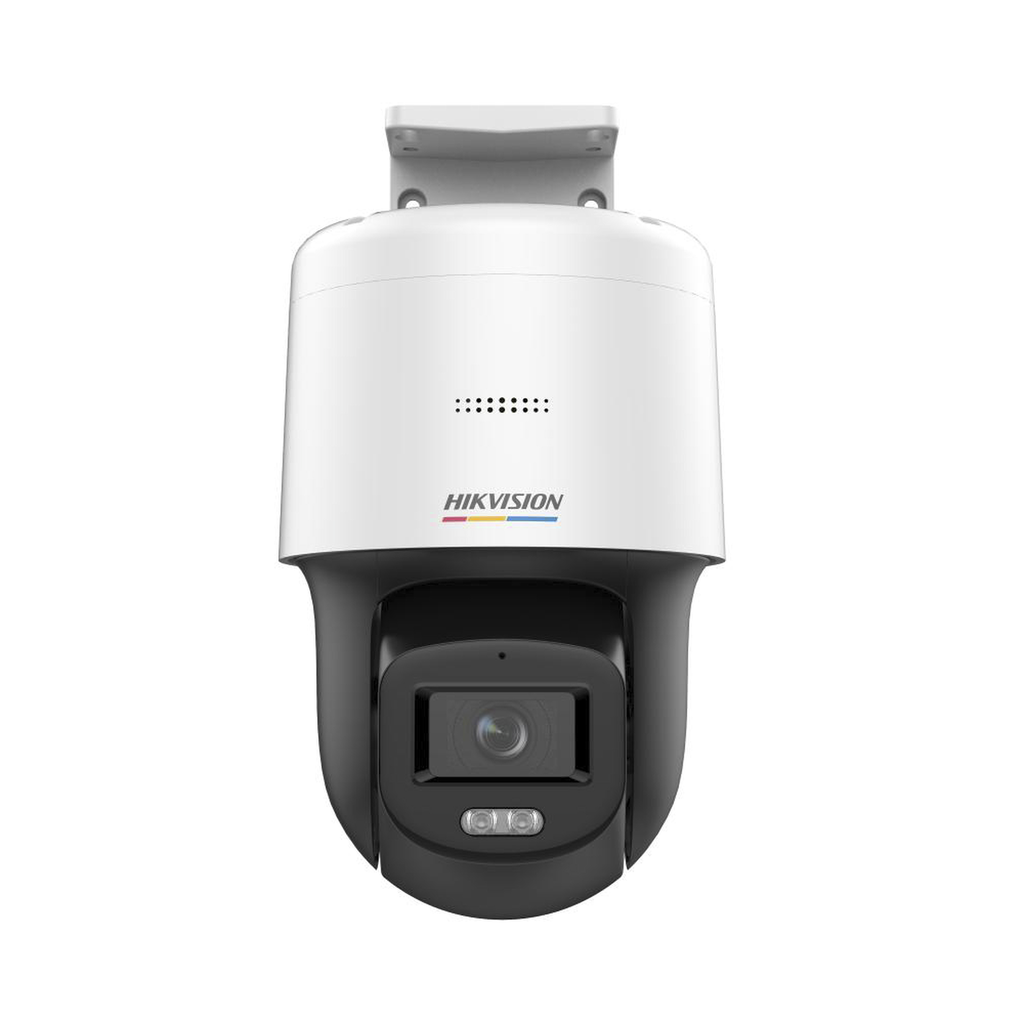 DS-2DE2C400SCG-E(F1) Domo PT IP 4 Megapixel / Lente 4 mm  / Luz Blanca 30 mts / dWDR  / PoE / IP66 / Micrófono y Bocina Interconstruido / Micro SD / Incluye Montaje de Pared y Techo