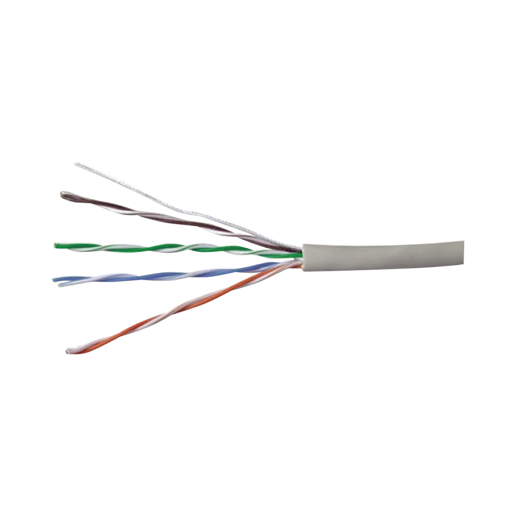 [PUC5C04IG-CE] Bobina de Cable UTP 305 m. de Cobre, PanNet, Gris, Categoría 5e (24 AWG), PVC (CM), de 4 pares