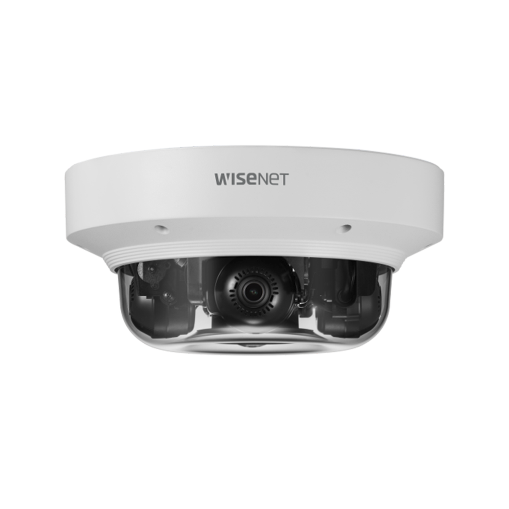 [PNM-9084QZ1] Cámara IP Multisensor 8MP ( 4 Sensores de 2MP) WDR 120 DB, Lente Motorizado 3 - 6 MM /  HPOE / IP66 / IK10 / NEMA 4X