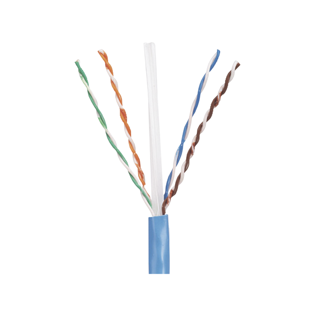 Bobina de Cable UTP 305 m. de Cobre, PanNet, Azul, Categoría 5e (24 AWG), PVC (CM), de 4 pares