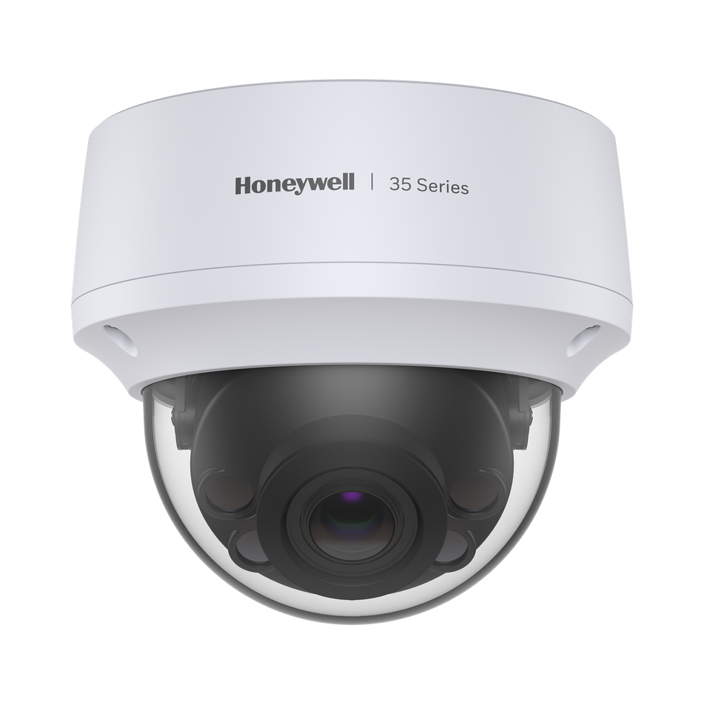 [HC35W45R2] Domo IP 5 Megapixel / Lente Mot. 2.7 a 13.5 mm / 50 mts IR / Ultra Baja Iluminación /  NDAA / ONVIF /  IP67 / IK10 / H.265 / IA (Filtro de Humanos y Vehiculos) / Merodeo / Conteo de Personas / PoE / Audio y Alarmas I/O / Serie 35