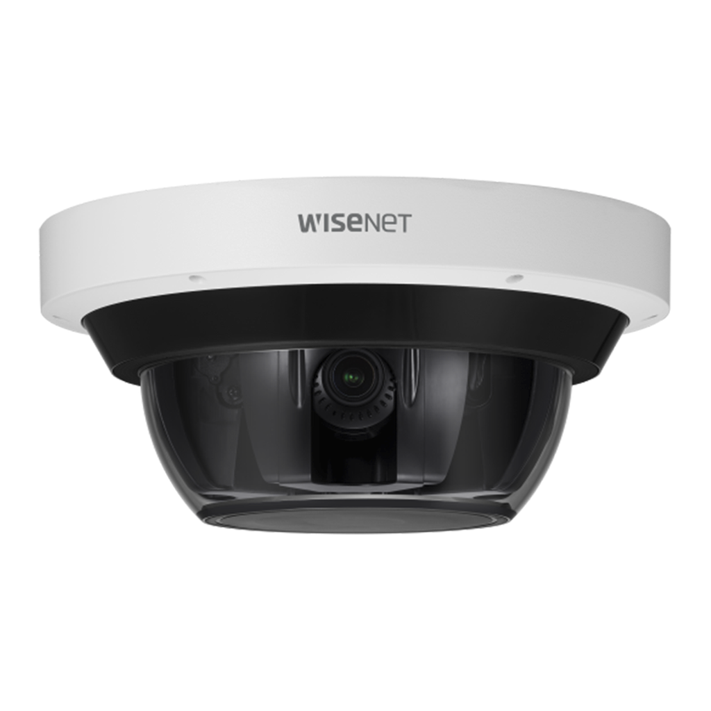 PNM-9085RQZ1 Camara IP Multisensor 20MP (4 Sensores de 5MP), WDR 120 DB Lente Motorizado 4.13 - 9.4 MM  12Vcc/ HPOE /IP66 /IK10
