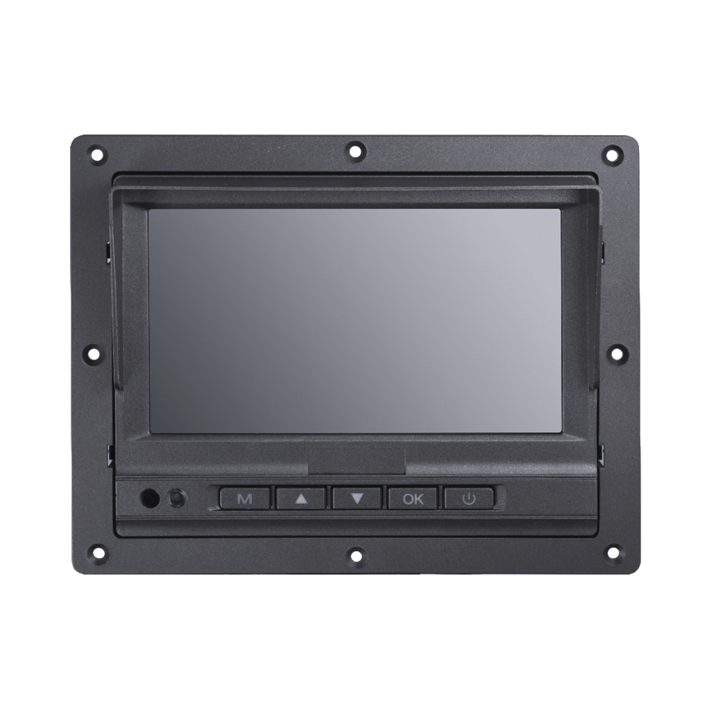 DS-MP1301(AE) Monitor y Botones de 7 LCD / Compatible con DVR Móvil HIKVISION / Conector Tipo Aviación