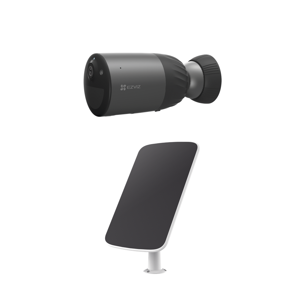 [CS-BC1C/K] Kit de Camara de Batería Recargable (No Cables) / WiFi / Memoria Interna de 32 GB / Incluye 1 pieza de CS-BC1C y 1 Pieza de CS-CMT-SOLARPANEL-C