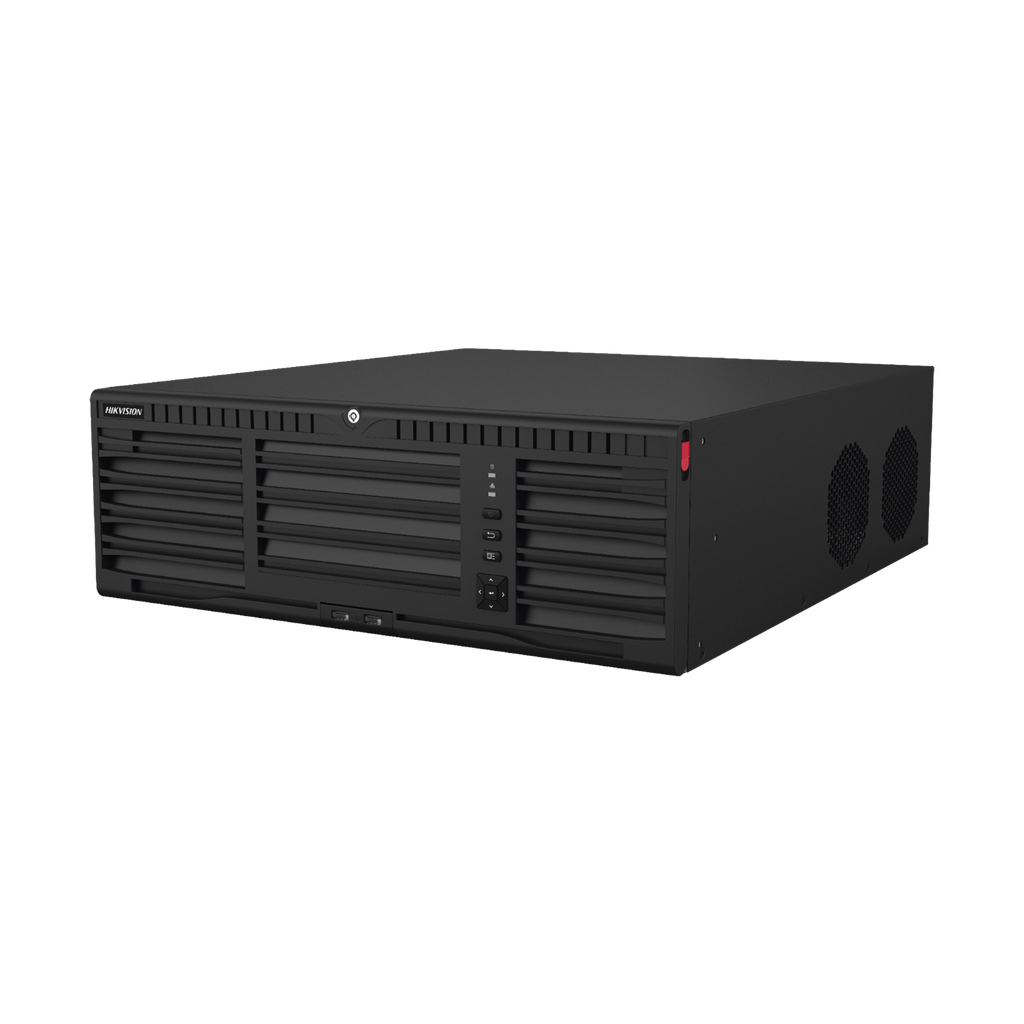 [DS-9632NI-M16] DS-9632NI-M16 [Doble Poder de Decodificación] NVR 32 Megapixel (8K) / 32 Canales IP / AcuSense / ANPR / Conteo de Personas / Heat Map / 16 Bahías de Disco Duro / Soporta RAID con Hot Swap / 2 HDMI en 8K / Soporta POS / Alarmas I/O / Smart Search
