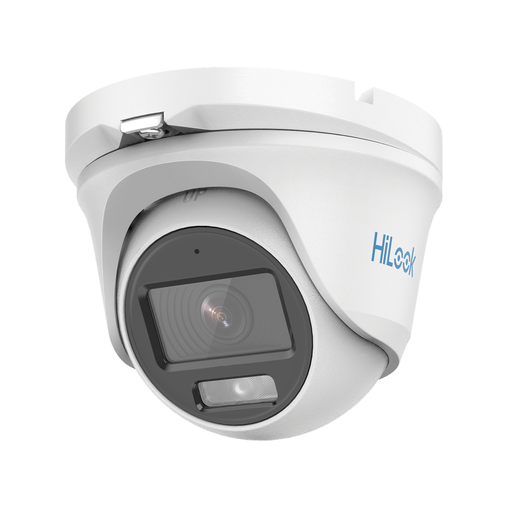 [THC-T129-MS] [ColorVu] Turret TURBOHD 1080p / Imagen a color 24/7 / Lente 2.8 mm / Micrófono Integrado / Luz Blanca 20 mts / IP66 / Metálica