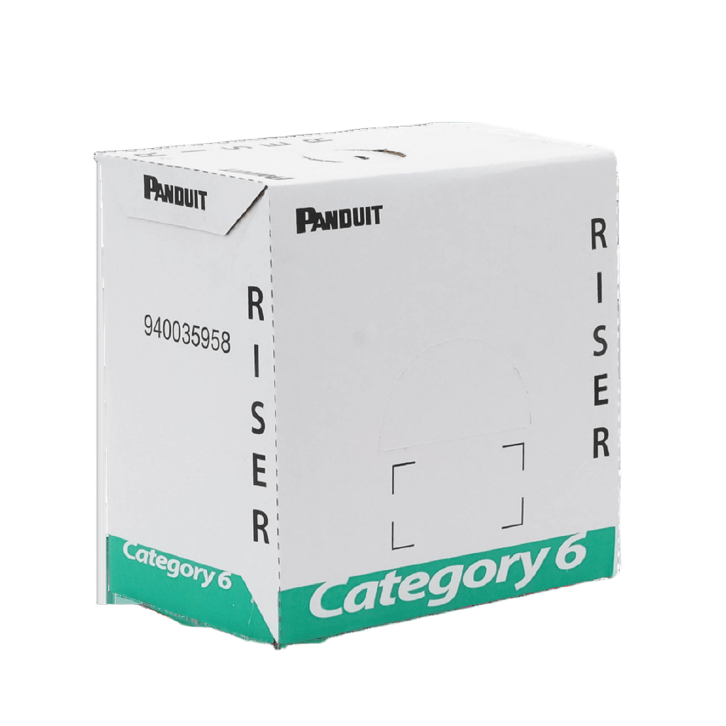 Bobina de Cable UTP, Categoría 6 de Alto Rendimiento (+350 MHz),  23 AWG, PVC (CMR, Riser), Bobina de 305 m, Color Azul