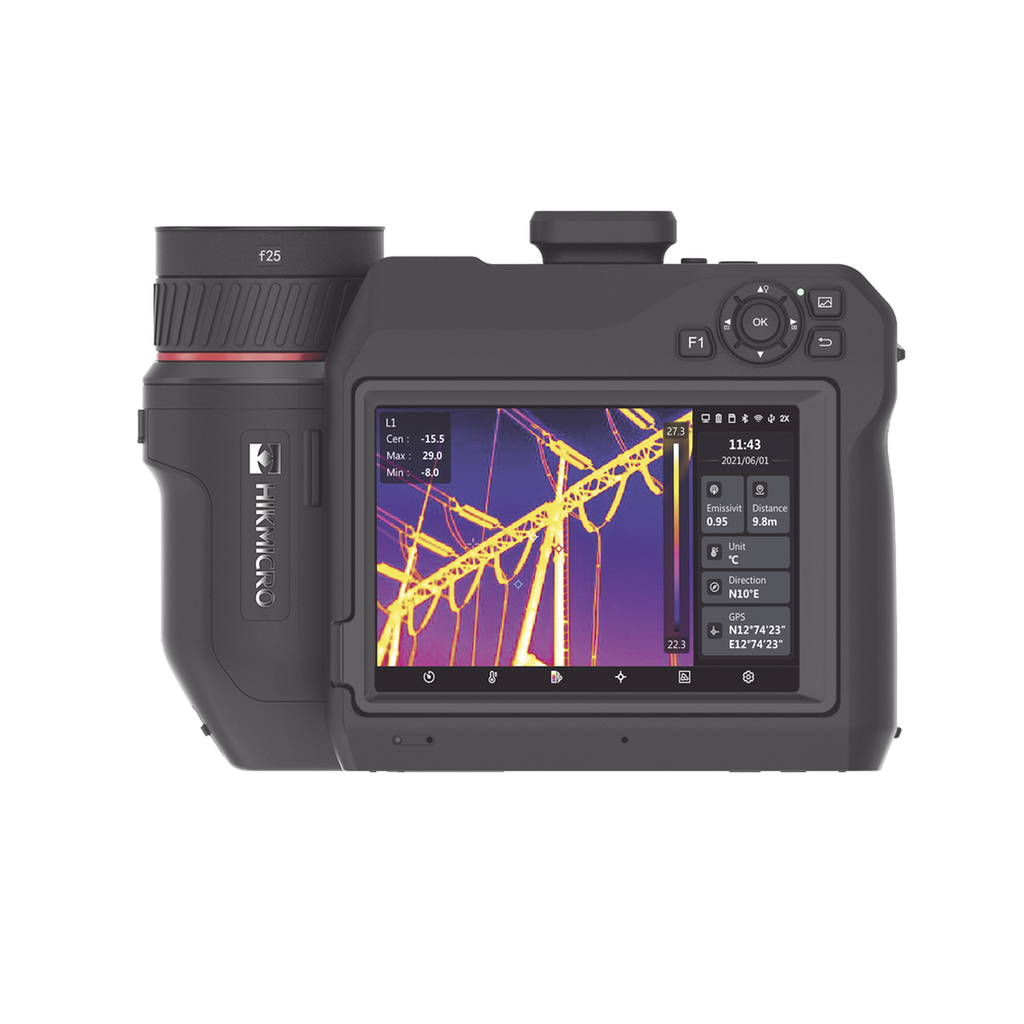 [HM-TP96H-Q/W-SP60H-L25] SP60H-L25 - Cámara Térmográfica Portátil Dual / Lectura Hasta 2200ºC / Lente 25 mm / WiFi / IP54 / Ranura MicroSD hasta 128 Gb / GPS