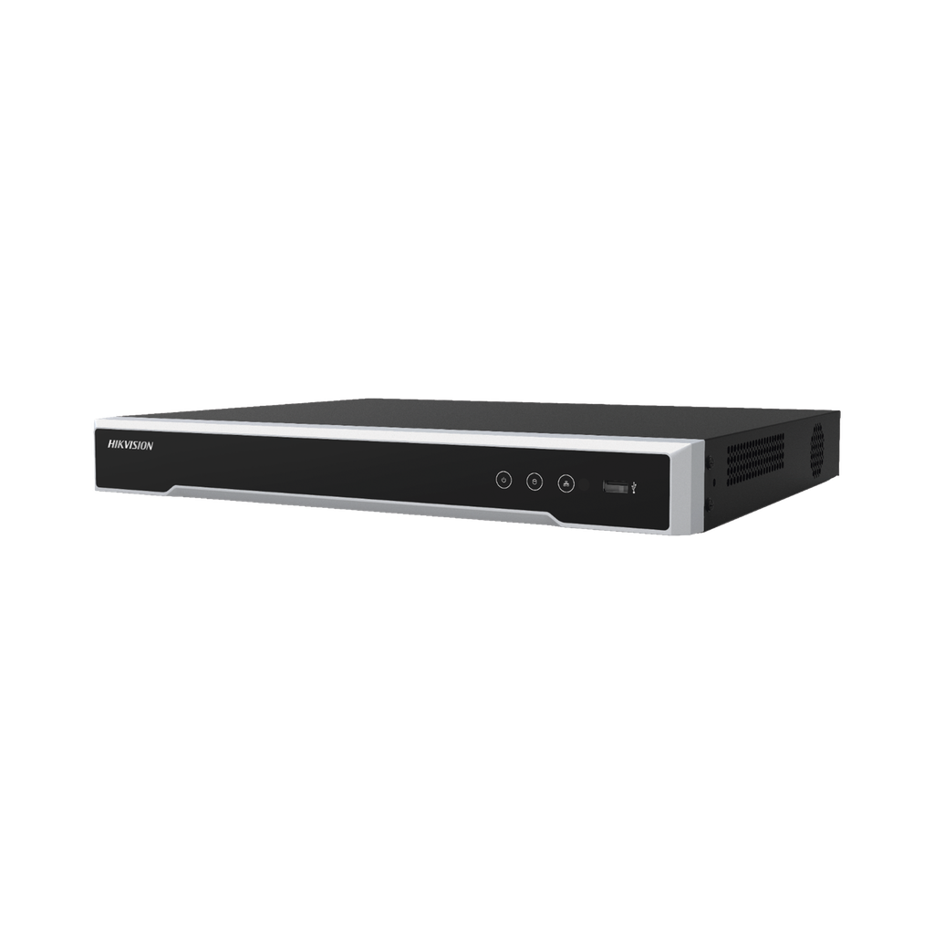 [DS-7608NI-M2/8P] DS-7608NI-M2/8P [Doble Poder de Decodificación] NVR 32 Megapixel (8K) / 8 Canales IP / 8 Puertos PoE+ / AcuSense / ANPR / Conteo de Personas / Heat Map / 2 Bahías de Disco Duro / HDMI en 8K / Soporta POS / Alarmas I/O / Smart Search