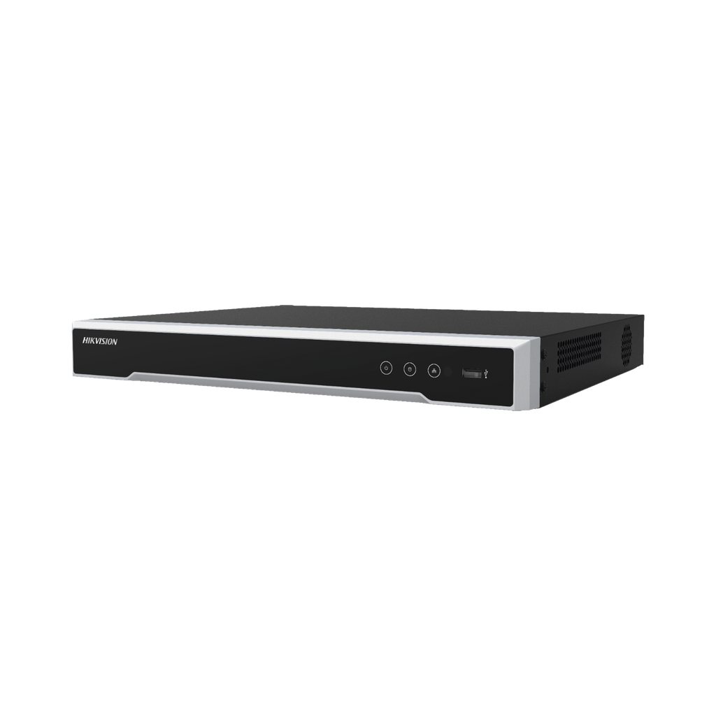 [DS-7616NI-M2/16P] DS-7616NI-M2/16P [Doble Poder de Decodificación] NVR 32 Megapixel (8K) / 16 Canales IP / 16 Puertos PoE+ / AcuSense / ANPR / Conteo de Personas / Heat Map / 2 Bahías de Disco Duro / HDMI en 8K / Soporta POS / Alarmas I/O / Smart Search