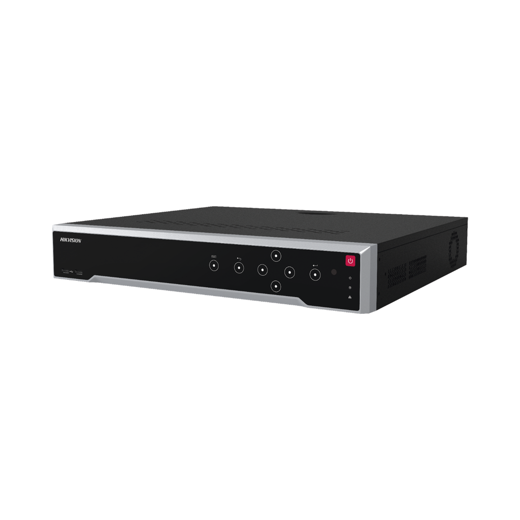[DS-7732NI-M4/16P] DS-7732NI-M4/16P [Doble Poder de Decodificación] NVR 32 Megapixel (8K) / 32 Canales IP / 16 Puertos PoE+ / AcuSense / ANPR / Conteo de Personas / Heat Map / 4 Bahías de Disco Duro  / HDMI en 8K / Soporta POS / Alarmas I/O / 2 Salidas HDMI / Smart Search
