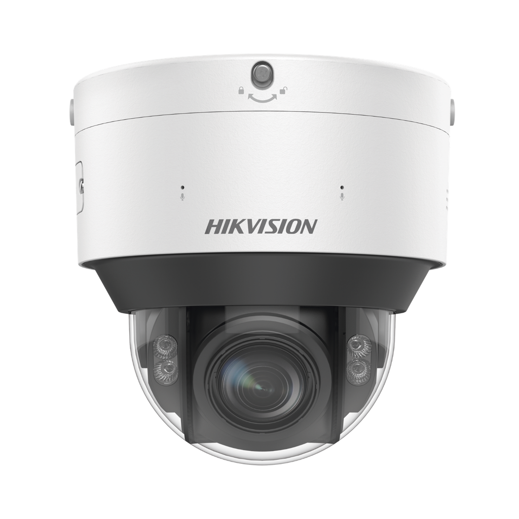 IDS-2CD7547G0-XZHS Domo IP 4 Megapixel / Lente Mot. 2.8 - 12 mm / Luz Dual (IR y Luz Blanca) / Reconocimiento Facial / Heat Map / ACUSENSE / Metadata / Micrófono Integrado / IK10 / IP67 / WDR 140 dB / DeepinView