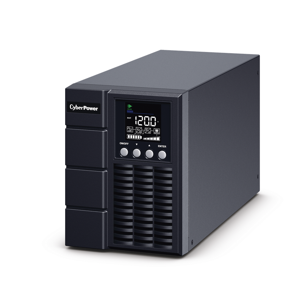 UPS de 1000 VA/900 W, Online Doble Conversión, Entrada 120 Vca NEMA 5-15P, Onda Senoidal Pura, Tipo Torre, Con 4 Tomas NEMA 5-15R