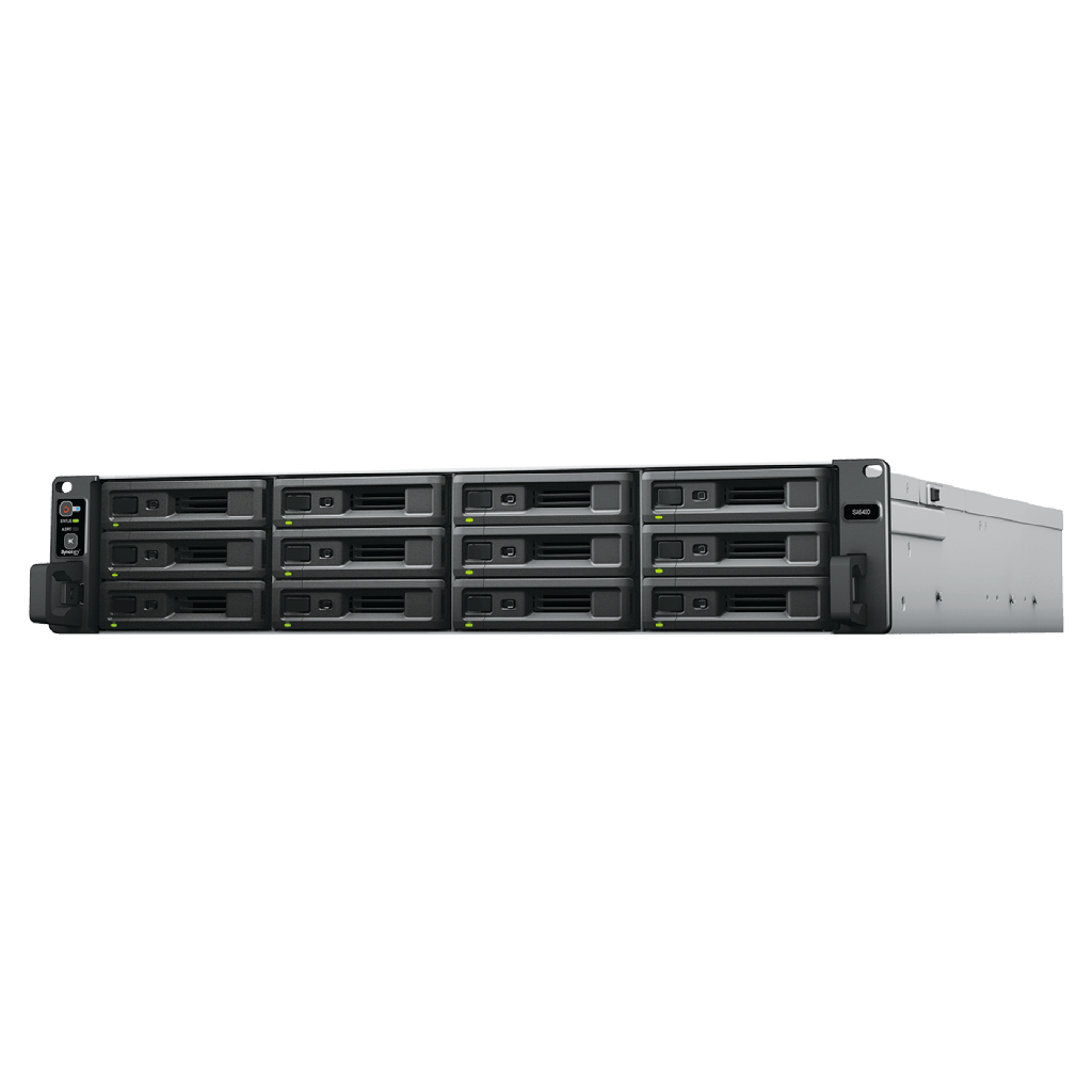 [SA6400] Servidor de Almacenamiento Synology SA6400 | 12 Bahías | Escalable hasta 108 Bahías | AMD EPYC 7272 | 32 GB DDR4 ECC | 10GbE RJ-45 | RAID F1, 0, 1, 5, 6, 10.