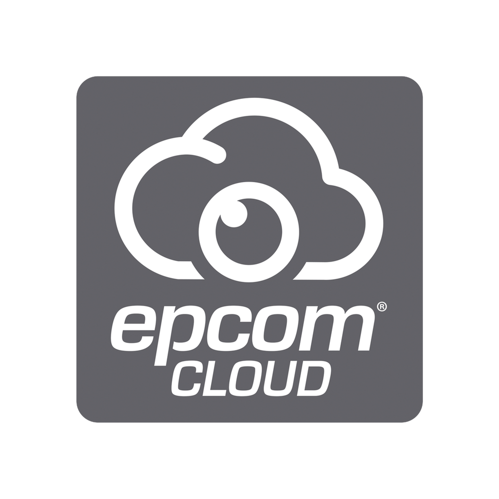 Suscripción Anual Epcom Cloud / Grabación en la nube para 1 canal de video a 2MP con 180 días de retención / Grabación continua
