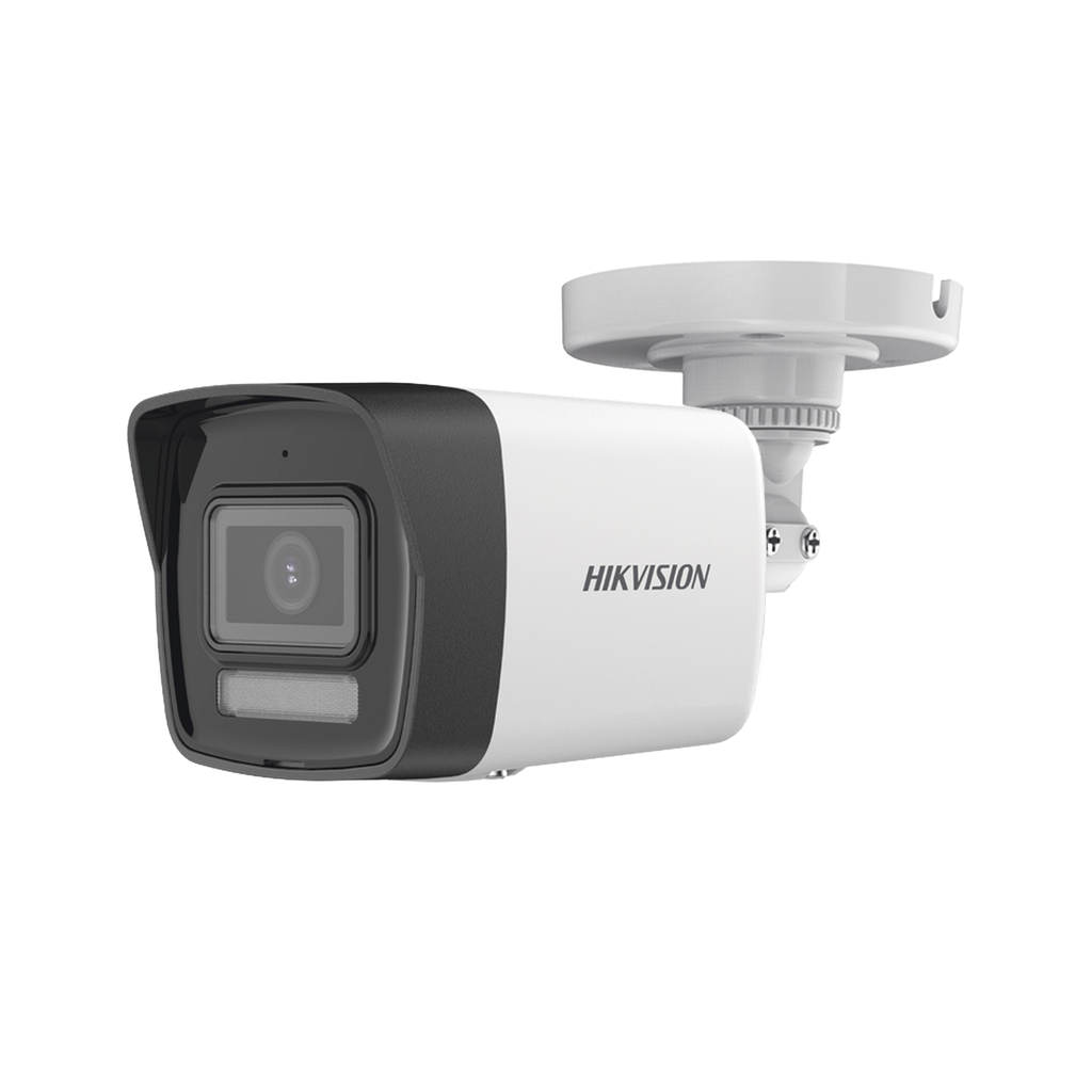 [DS-2CE16K0T-LFS] [Dual Light + ColorVu] Bala TURBOHD 3K (5 Megapixel) / Lente 2.8 mm / 30 mts IR + 20 mts Luz Blanca / Gran Angular 104.9° / Exterior IP67 / Micrófono Integrado / dWDR / 4 Tecnologías / Metal
