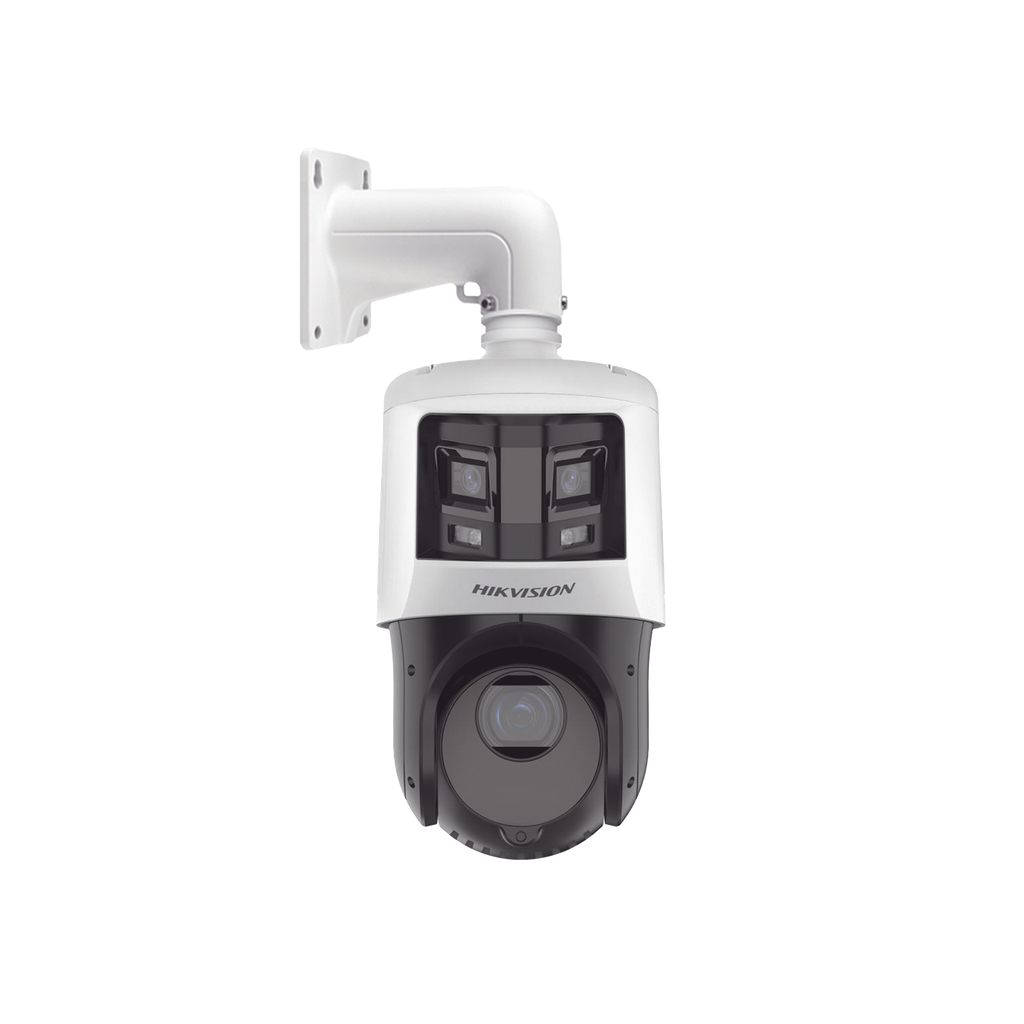 [DS-2SE4C425MWG-E/26(F0)] [TandemVu] PTZ IP 4 Megapixel con Cámara Panoramica 6 Megapixel / 25X Zoom / 100 mts IR / IP66  / WDR / PoE+ / Entrada-Salida de Audio y Alarma / Ultra Baja Iluminación / Micro SD