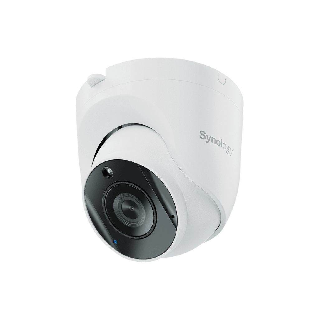 TC500 Cámara de Vigilancia TC500 | 5 Megapíxeles (2880x1620) | Lente 2.8 mm (110° H) | Visión Nocturna 30 mts | IP67 | IA para Detección de Personas y Vehículos | Compatible con Surveillance Station | Almacenamiento en mic