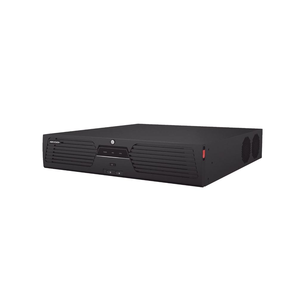 [DS-96128NI-M8] DS-96128NI-M8 [Doble Poder de Decodificación] NVR 32 Megapixel (8K) / 128 Canales IP / AcuSense / ANPR / Conteo de Personas / Heat Map / 8 Bahías de Disco Duro / Soporta RAID con Hot Swap / 2 HDMI en 8K / Soporta POS / Alarmas I/O / Smart Search